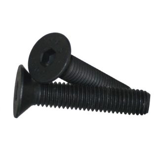 M6 Metric Flat Head Socket Cap Screw Black