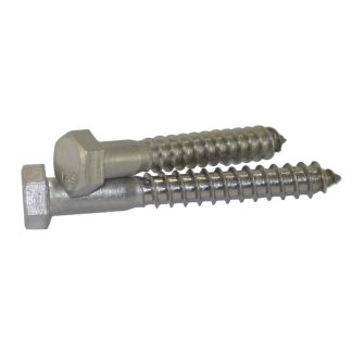Lag Screw 304 Stainless Steel 1/4"-10