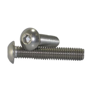 3/8" - 16 Button Head Socket Cap Screws Stainless Steel