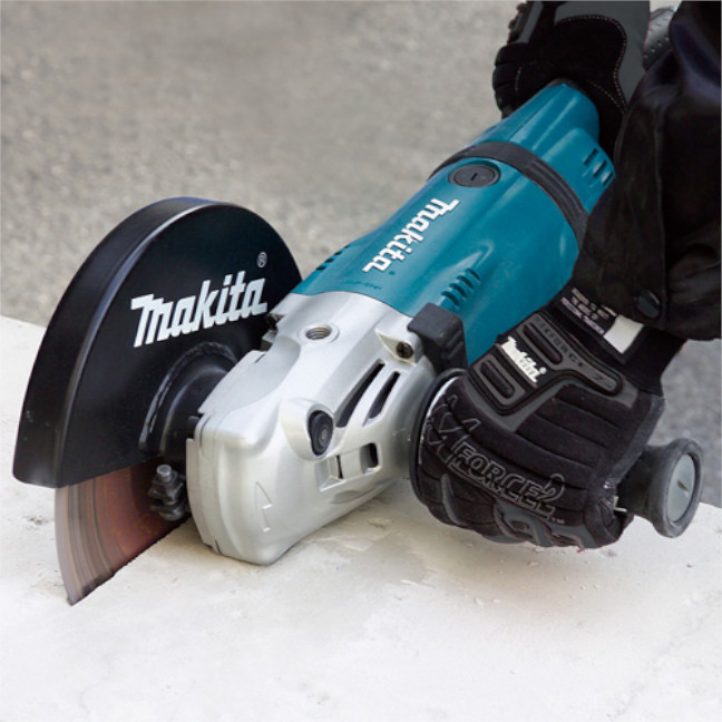 Makita GA7031Y 7" Angle Grinder with Two Stage Safety Switch
