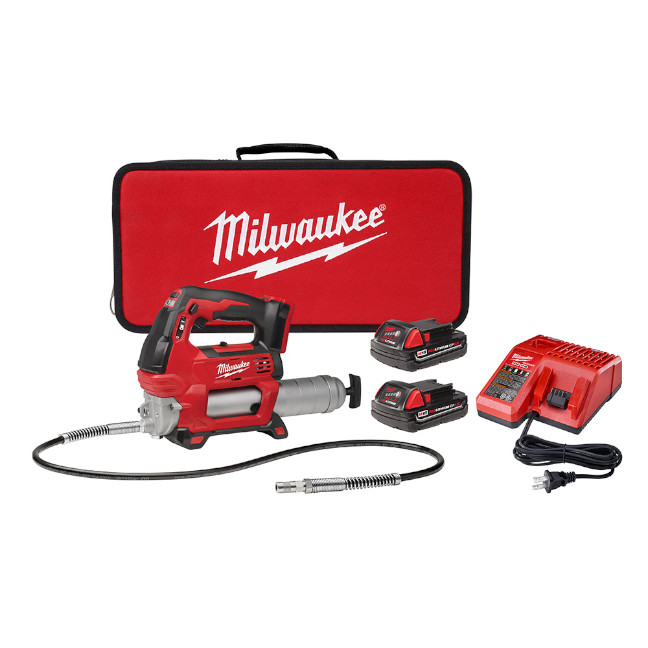 Milwaukee 2646-22CT M18 2-Speed Grease Gun Kit
