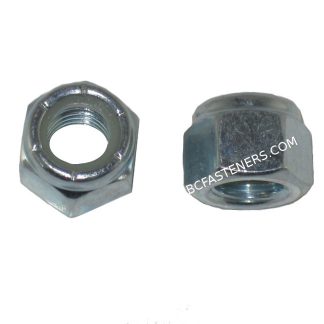 Nylon Lock Nuts Zinc Plated
