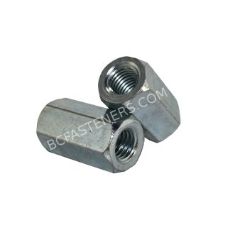 Coupling Nuts Zinc Metric