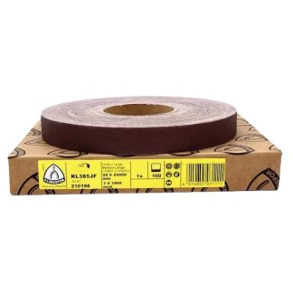Klingspor 218198 KL385JF 1" x 50 Yard 100G Abrasive Cloth Roll