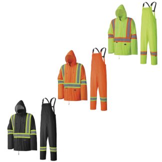 Pioneer Hi-Viz Lightweight Safety Rain Suit