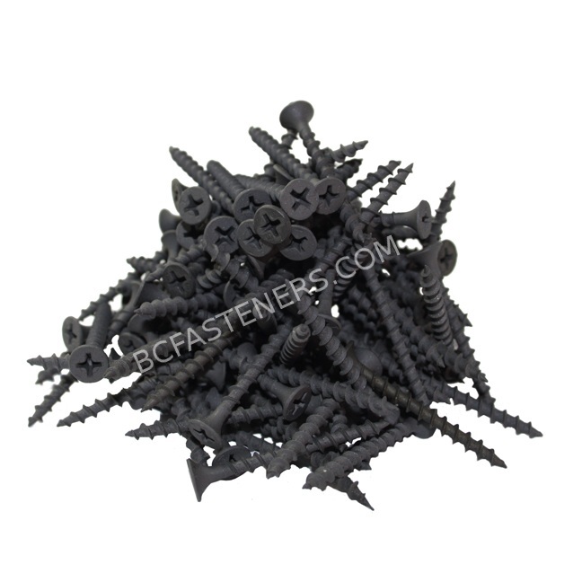 #6 Drywall Screws Coarse Thread Flat Head Phosphate Coated