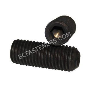 Set Screws Cup Point Black