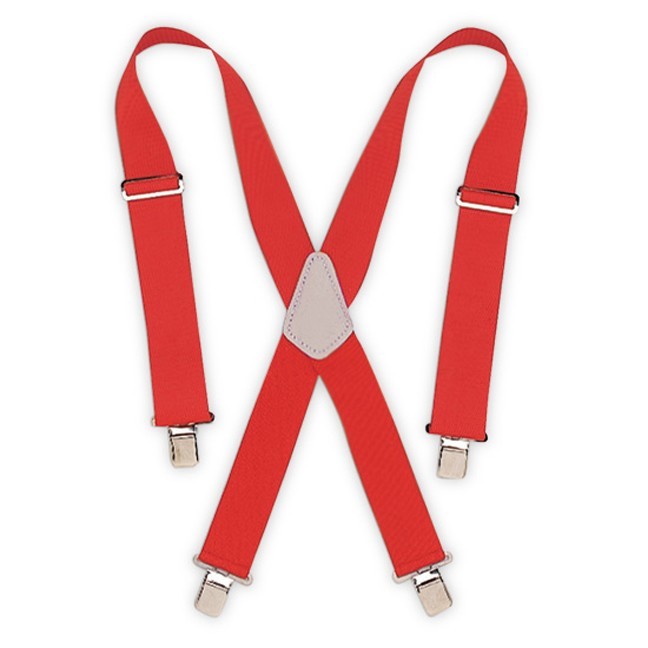 Kuny's SP-17R Red Heavy Duty Elastic Suspenders
