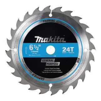 Makita T-01404 6-1/2″ 24CT Cordless Circular Saw Blade for Framing
