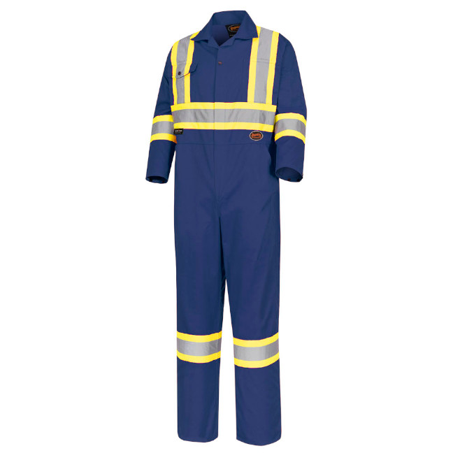Pioneer Hi-Viz Poly/Cotton Safety Coverall - Image 4