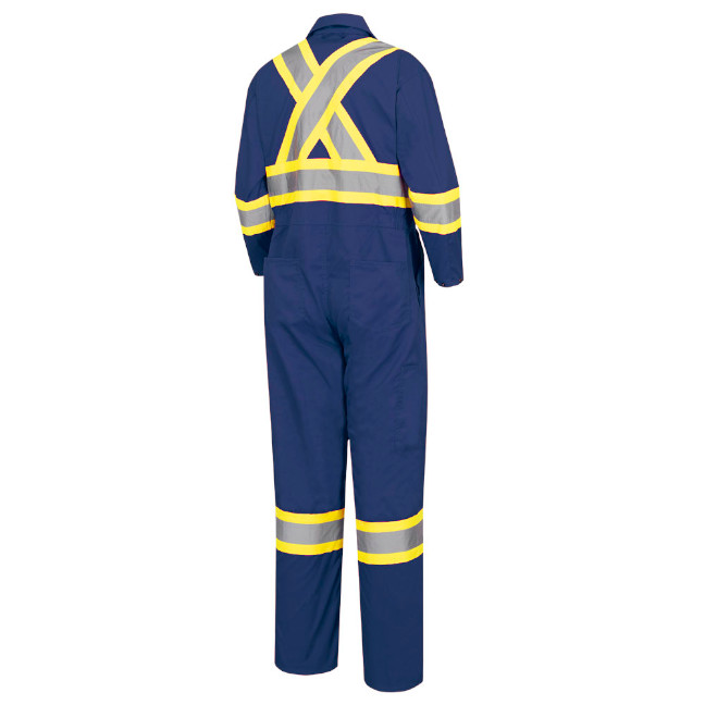 Pioneer Hi-Viz Poly/Cotton Safety Coverall - Image 5