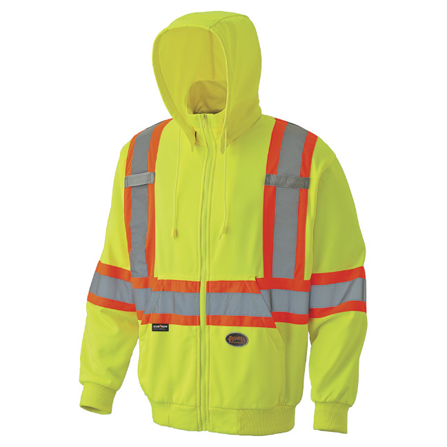 Pioneer Hi-Viz Micro Fleece Zip Hoodie - Image 4