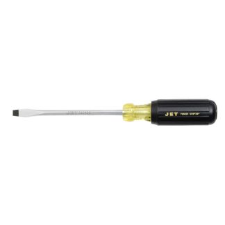 Jet 720623 JKSS-6R 5/16" x 6" Slotted Round Shank Cushion Grip Screwdriver