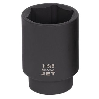 Jet 682252 1/2" Drive x 1-5/8" 6 Point SAE Deep Impact Socket