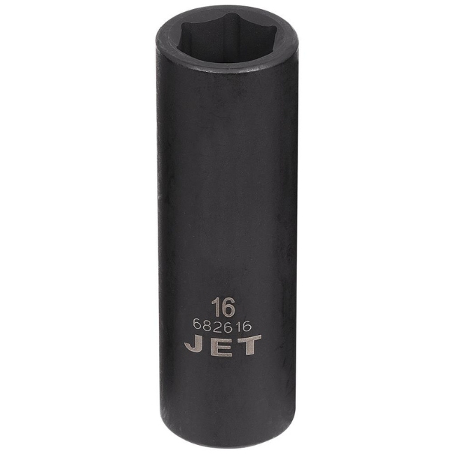 Jet 682616 1/2" Drive x 16mm 6 Point Deep Impact Socket