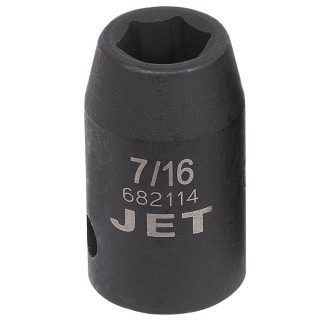 Jet 682114 1/2" Drive x 7/16" 6 Point Regular Impact Socket