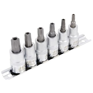 Jet 601216 SS386TB3/8" Drive Tamperproof TORX Bit Socket Set 6-Piece