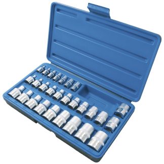 Jet 601811 SS328TS 1/4", 3/8" and 1/2" Drive External TORX Socket Set 28-Piece