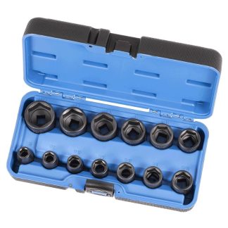Jet 610321 PS1312 1/2" Drive 6 Point SAE Impact Socket Set 13-Piece