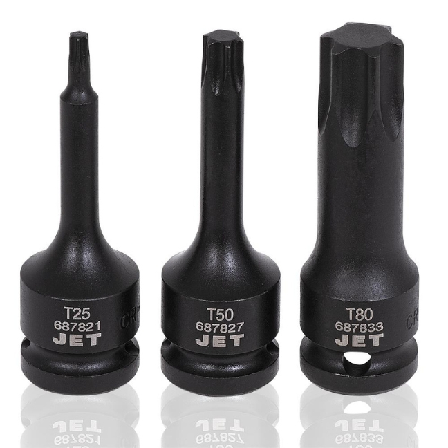 Jet 610326 PTB-1210 1/2" Drive TORX Bit Impact Socket Set 10-Piece - Image 2