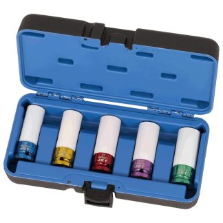 Jet 610341 MWPS-512 1/2" Drive Mag Wheel Impact Socket Set 5-Piece