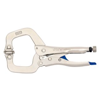 Jet 730555 J6RP 6" Locking C-Clamp with Swivel Pads