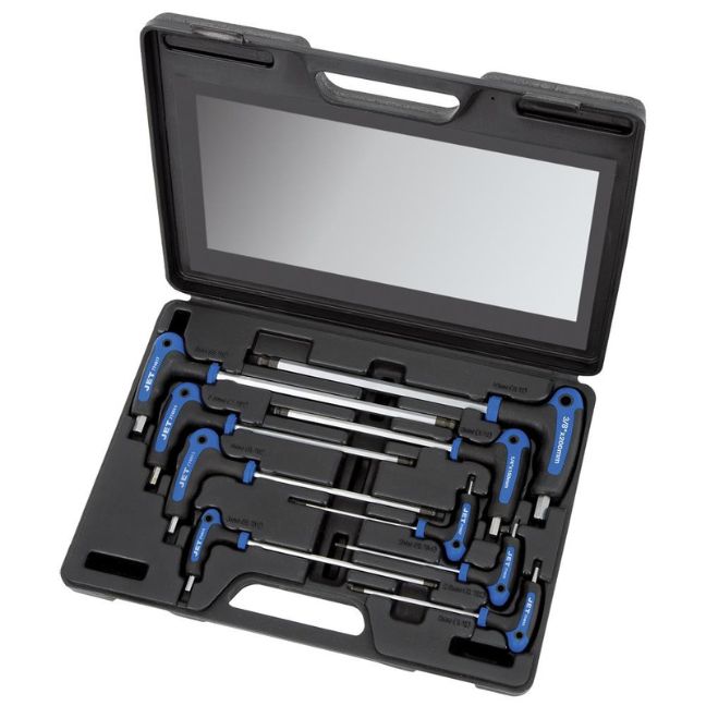 Jet 775106 JTHK-9M 9-Piece Metric Ergonomic Ball Nose Hex Key Set