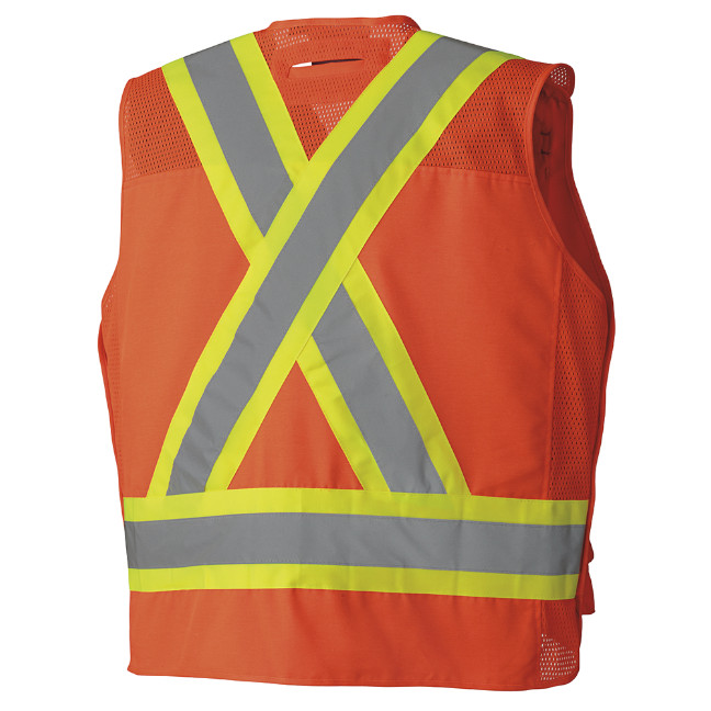 Pioneer Hi-Viz Drop Shoulder Tear-Away Surveyor's Safety Vest