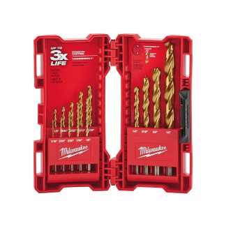 Milwaukee 48-89-0011 THUNDERBOLT Titanium Coated Drill Bits 14-Piece