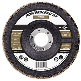 Jet 503915 4-1/2 x 7/8 Z60 POWERBLEND NF Flap Disc