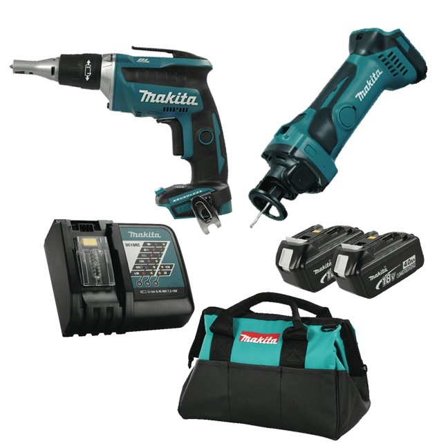 Makita DLX2089M 18V LXT 2 Piece Cordless Combo Kit