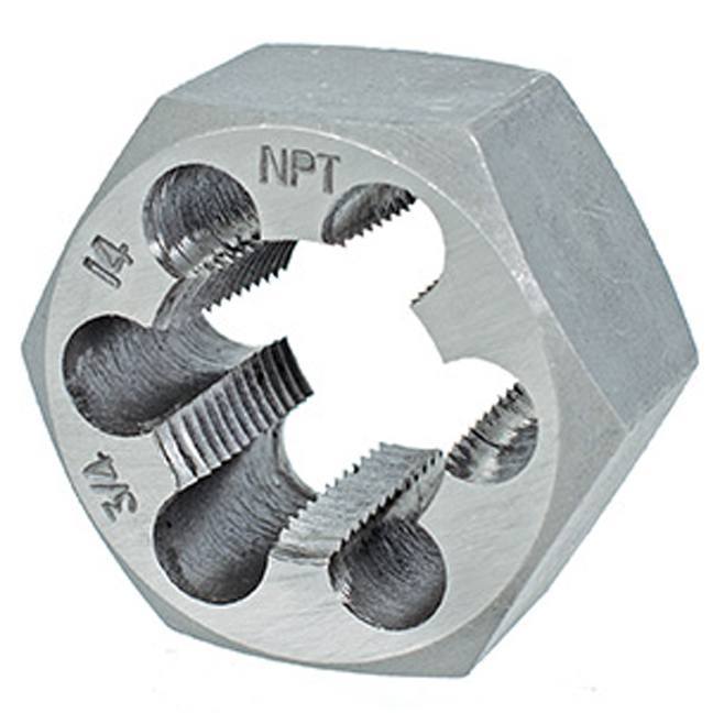 Jet 530908 3/4"-14NPT Alloy Hex Die (1" Hex)