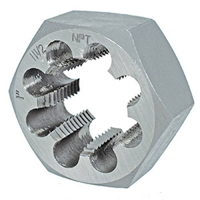 Jet 530910 1"-11-1/2NPT Alloy Hex Die (1" Hex)