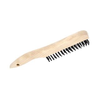 Jet 551104 4 Row, Shoe Handle, Carbon Steel Scratch Brush