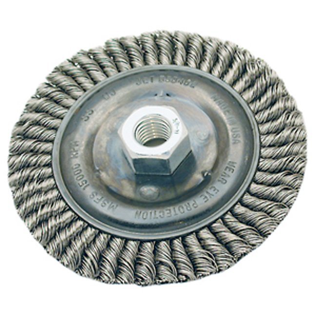 Jet 553432 4 x 1/4 x 5/8-11 NC Stringer Bead Brush