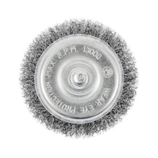 Jet 553722 2-1/2 x 1/4" Shaft Mounted Crimped Cup Brush