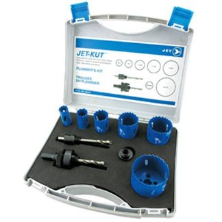 Jet 565205 8 PC Plumbers Holesaw Kit - Premium