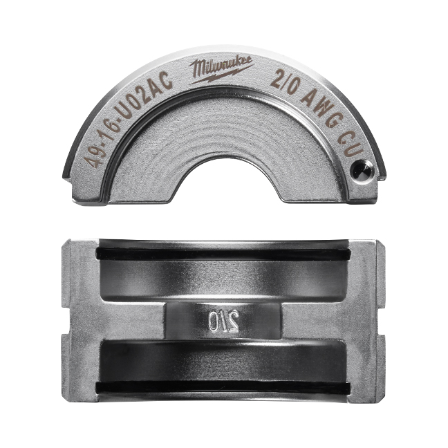 Milwaukee 49-16-U02AC 2/0 Copper U Style Die
