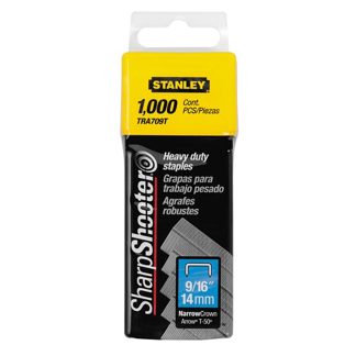 Stanley TR709T 1,000 pc 9/16" Heavy Duty Staples