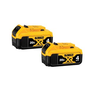 DeWalt DCB204-2 20V MAX* XR® 4.0AH Battery Pack-2 Pack