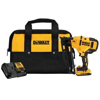 DeWalt DCN660D1 20V MAX 16GA Angled Cordless Finish Nailer Kit
