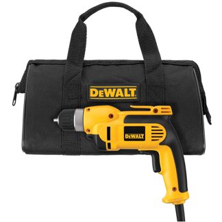 DeWalt DWD110K 3/8" VSR Pistol Grip Drill Kit with Keyless Chuck