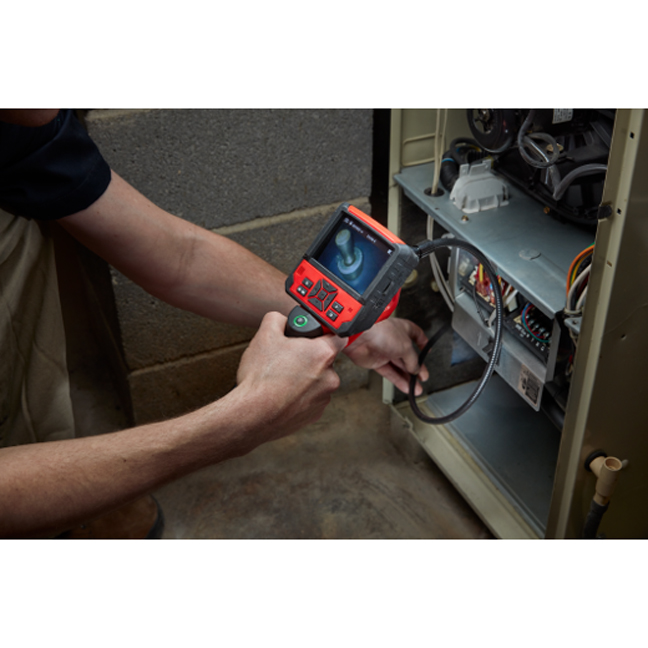 Milwaukee 2315-21 M12 M-SPECTOR FLEX 3FT Inspection Camera Cable Kit In Use