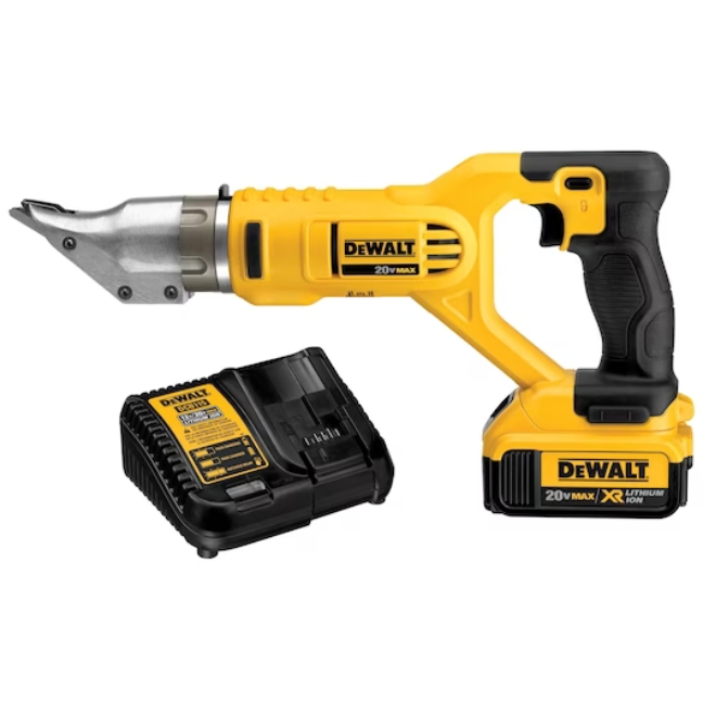 DeWalt DCS491M2 20V MAX 18GA Swivel Head Shears Kit