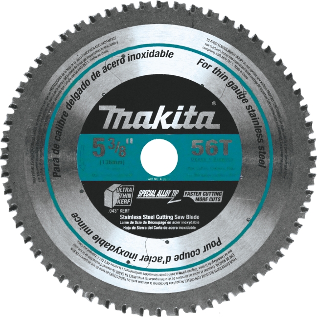 Makita A-95794 5-3/8" 56T Cordless Circular Saw Blade