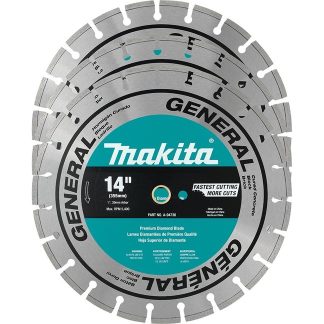 Makita A-94932 14" Contractor Diamond Blades 3-Pack