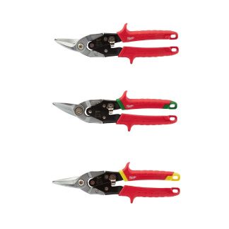 Milwaukee 48-22-4533 Aviation Snip Set 3-Piece