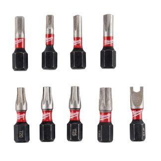 Milwaukee 48-32-4620 SHOCKWAVE Security Insert Bit Set 9-Piece