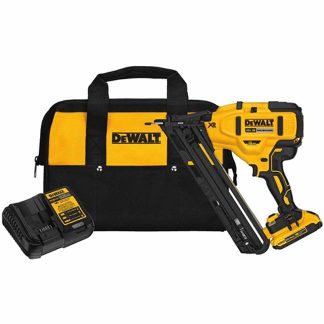 DeWalt DCN650D1 20V MAX XR 15GA Angled Finish Nailer Kit