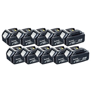 Makita 197198-3 BL1850 18V 5.0Ah Li-Ion Battery 10-Pack